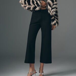 Maeve Anthropologie Colette Ponte cropped pants